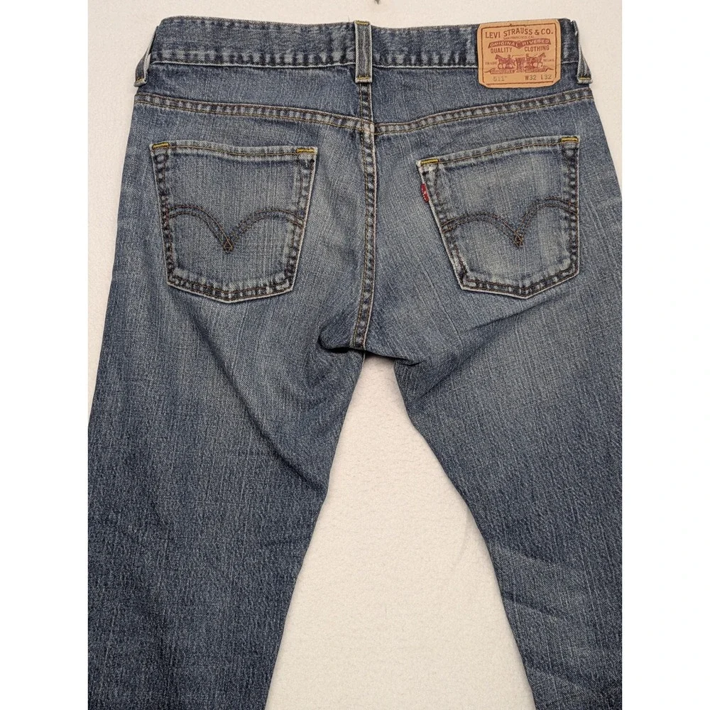 Levis 511 Skinny Jeans Mens 32x32 Vintage Made in Mexico Stretch Denim Low Rise